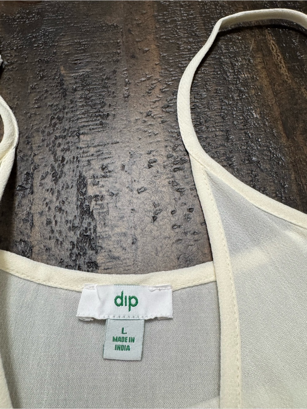 Cream V-Neck Spaghetti Strap Cami Top - Picture 2 of 6